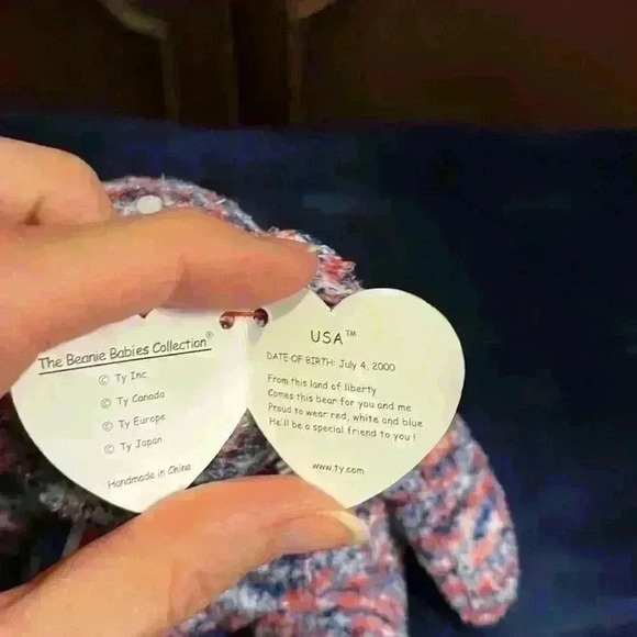 2000 USA Bear Ty Beanie Baby. - Picture 2 of 5